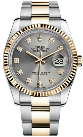 Часы Rolex Datejust 36mm Steel and Yellow Gold 116233