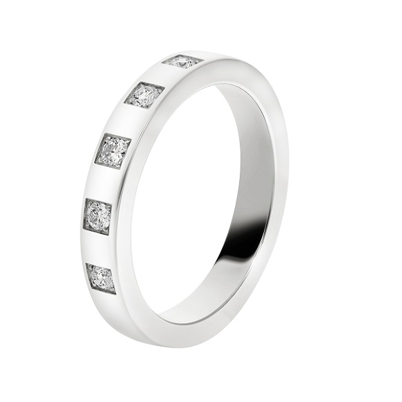 Кольцо Bvlgari Marryme 5 Diamonds Platinum Ring 336857