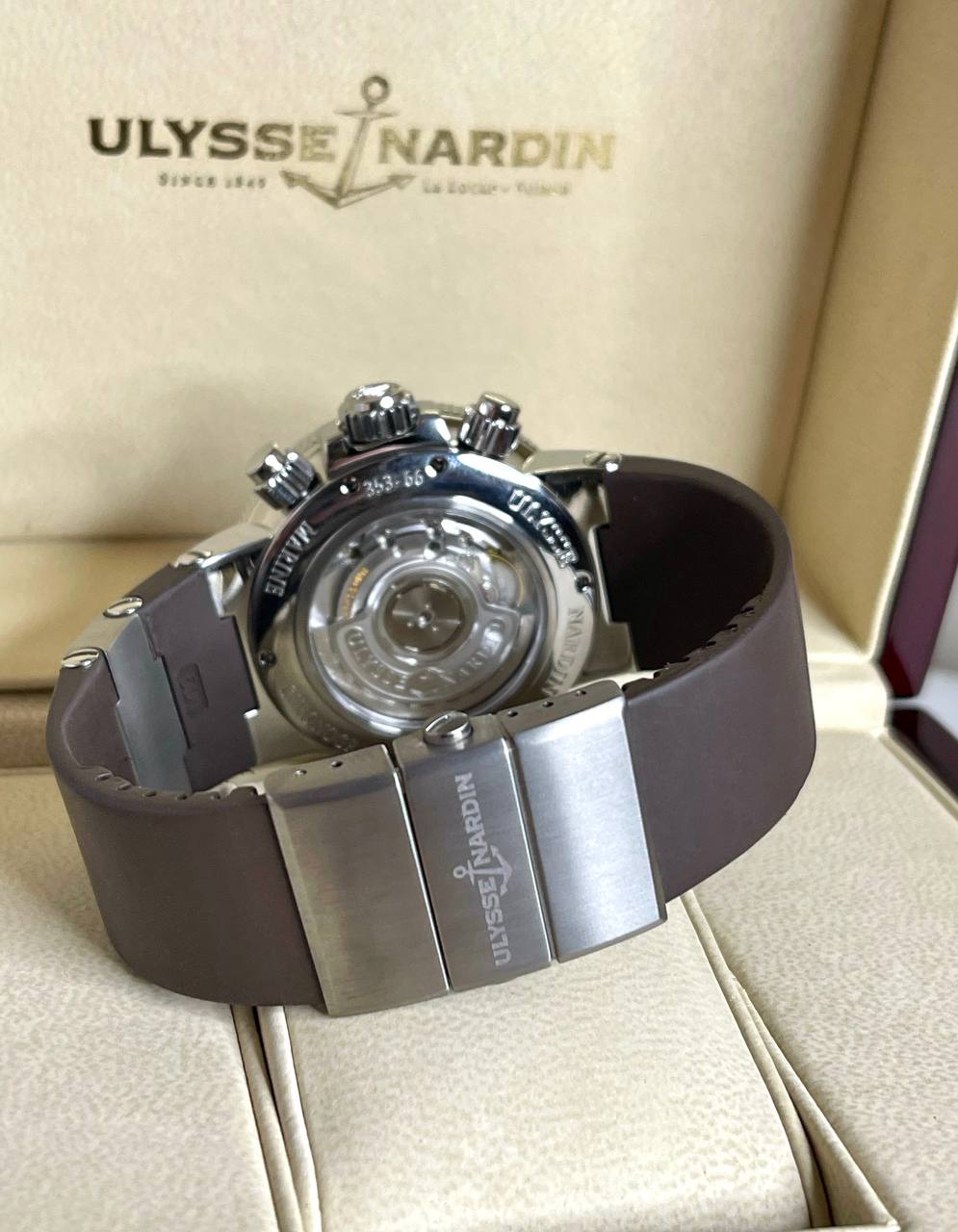 Часы Ulysse Nardin Marine Maxi Chronograph 353-66