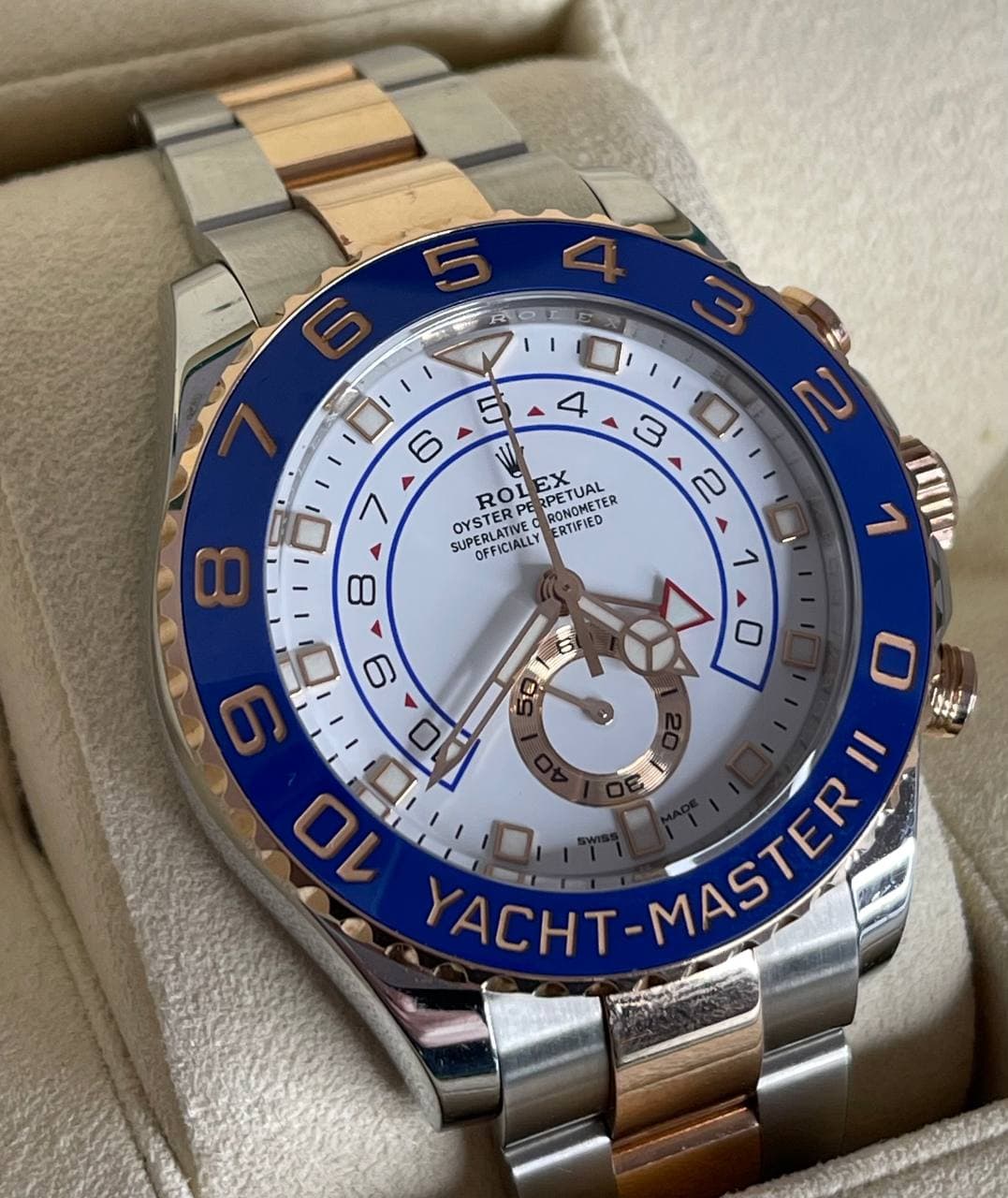 Часы Rolex Yacht-Master II Steel and Everose Gold 116681