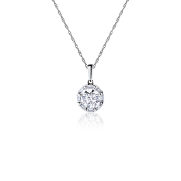 Колье No Name подвеска с бриллиантом 0,82ct I/SI2