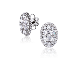 Серьги RalfDiamonds  с бриллиантами 3,73ct
