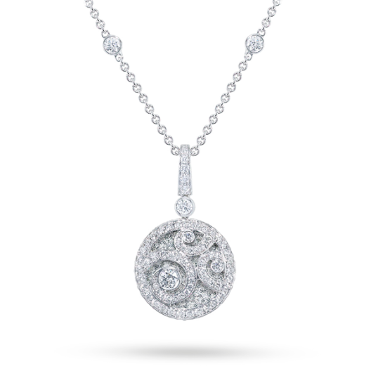 Подвеска Graff Diamond on Diamond 4.09ct Fine White/VS+.