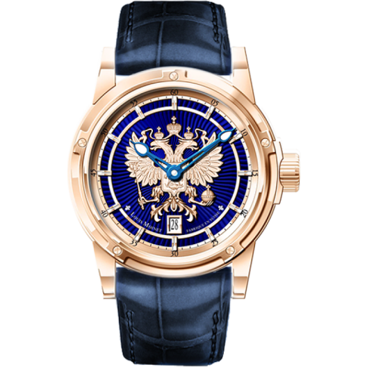 Часы Louis Moinet Mecanograph Russian Eagle LM-34.44.20.AI.RH
