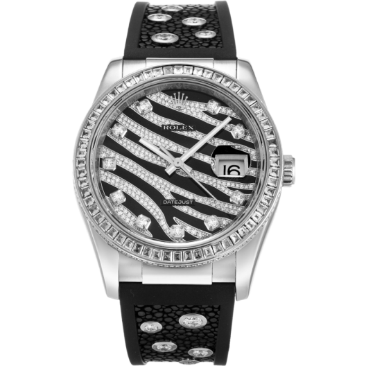 Часы Rolex Datejust 36mm White Gold "Zebra" 116189BBR
