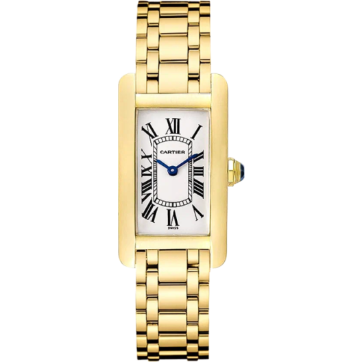 Часы Cartier Tank Americaine Yellow Gold 2482
