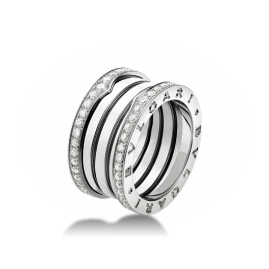Кольцо с бриллиантом Bvlgari B. Zero1 Ring