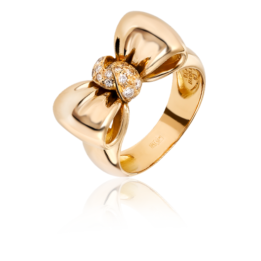 Кольцо с бриллиантом Van Cleef & Arpels