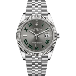 Часы Rolex Datejust II 36 mm Steel and White Gold "Wimbledon" 126234