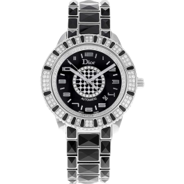 Часы Dior Christal Automatic Diamond Black Dial Ladies CD115511M001