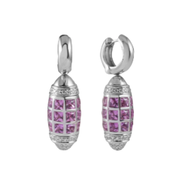 Серьги Avakian Byblos Amethyst and Diamond Earrings