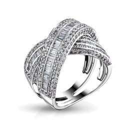 Кольцо RalfDiamonds White gold diamonds ring