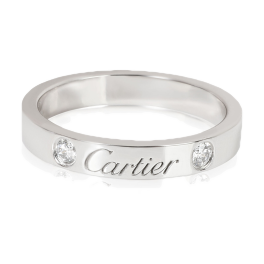 Кольцо с бриллиантом Cartier C De Wedding Band Ring B4077852