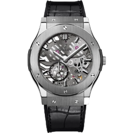 Часы Hublot Classic Fusion Ultra-Thin Skeleton Titanium 45 mm 515.NX.0170.LR