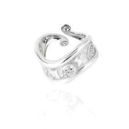 Кольцо с бриллиантом Carrera y Carrera Aqua White Gold Ring DA10539