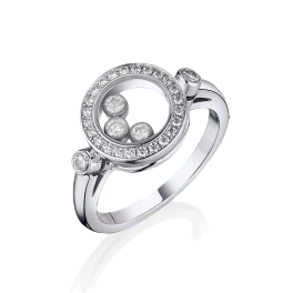 Кольцо с бриллиантом Chopard Happy Diamonds Ring 82/3957/0