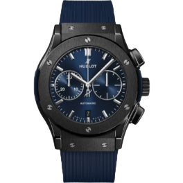 Часы Hublot Classic Fusion Ceramic Blue Chronograph 45 mm 521.CM.7170.RX