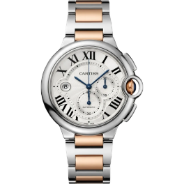 Часы Cartier Ballon Bleu Chronograph Steel and Gold 44 mm 3109