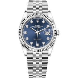 Часы Rolex Datejust 36mm Steel and White Gold 126234-0037