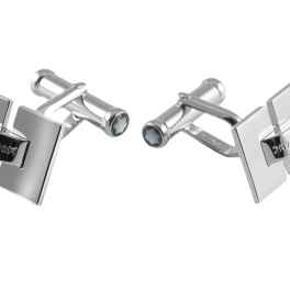 Запонки Montblanc White Gold