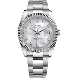 Часы Rolex Datejust 36 mm Steel and White Gold 116234