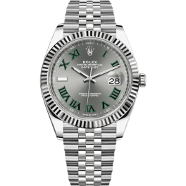 Часы Rolex Datejust 41 mm Oystersteel and White Gold "Wimbledon" 126334
