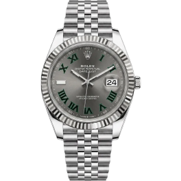 Часы Rolex Datejust 41mm Steel and White Gold "Wimbledon" 126334
