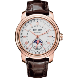 Часы Blancpain Le Brassus Complete Calendar Moon Phase GMT 4276-3642-55B