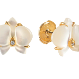 Серьги Cartier Caresse d’Orchidées Earrings de Сartier B8045200