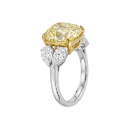 Кольцо No Name White Gold Diamonds Ring 3.9 ct