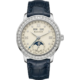 Часы Blancpain  Leman Moon Phase Complete Calendar 34 mm 2360-4691A-55B