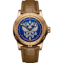 Часы Louis Moinet Mecanograph Russian Eagle Limited Edition 43 mm LM-34.44.20.AI.RH