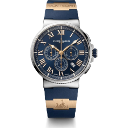 Часы Ulysse Nardin Marine Chronograph Manufacture Limited Edition 43 mm 1503-150LE-3RG/43-BALT V2