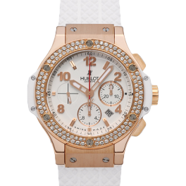 Часы Hublot Big Bang Red Gold All White Porto Cervo Diamonds 301.PE.230.RW.114