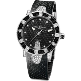 Часы Ulysse Nardin Marine Diver Starry night stainless steel ladies watch 8103-101EC-3C/12