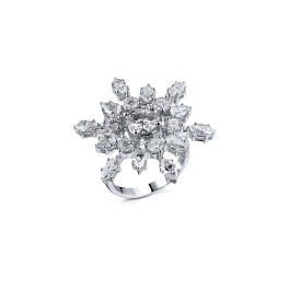 Кольцо с бриллиантом No Name  с бриллиантами 3,82ct