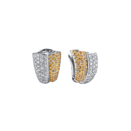 Серьги RalfDiamonds  с бриллиантами и сапфирами