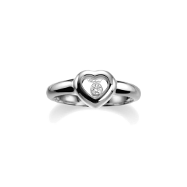 Кольцо с бриллиантом Chopard  Happy Diamonds Hearts 824854-1110
