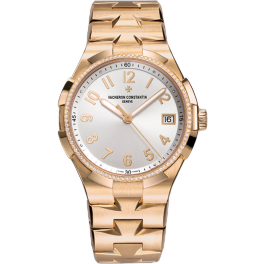 Часы Vacheron Constantin Overseas Quartz Small Model Diamond Set 25750/D01A-9092