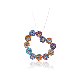 Колье Pasquale Bruni подвеска на цепи Flower jewelry