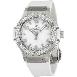 Часы Hublot Big-bang steel white diamonds 38-mm 361.SE.2010.RW.1104