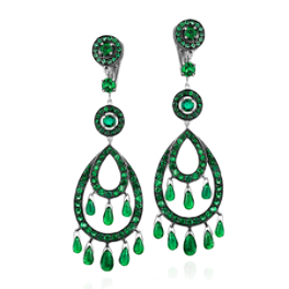 Серьги Boucheron Emerald Earrings