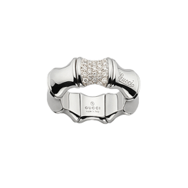 Кольцо с бриллиантом Gucci Bamboo ring