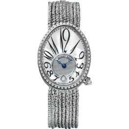 Часы Breguet Reine De Naples 8918 18K White Gold & Diamonds Ladies Watch 8918BB/58/J39/D00D