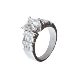 Кольцо с бриллиантом No Name  2,25ct G/I1