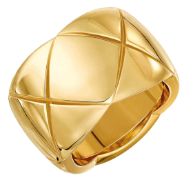 Кольцо CHANEL Coco Crush Yellow Gold large ring J10818