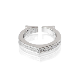Кольцо с бриллиантом Cartier  с бриллиантами