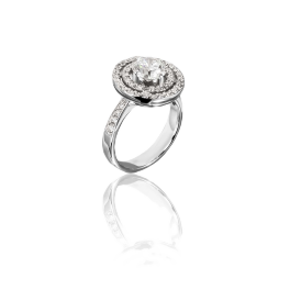 Кольцо RalfDiamonds  с бриллиантом 1,16ct K/I1