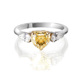 Кольцо No Name  с бриллиантом 1,51ct FY/VVS2