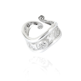 Кольцо Carrera y Carrera Aqua White Gold Ring